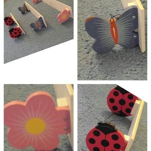3 tiered shelves for girls room.